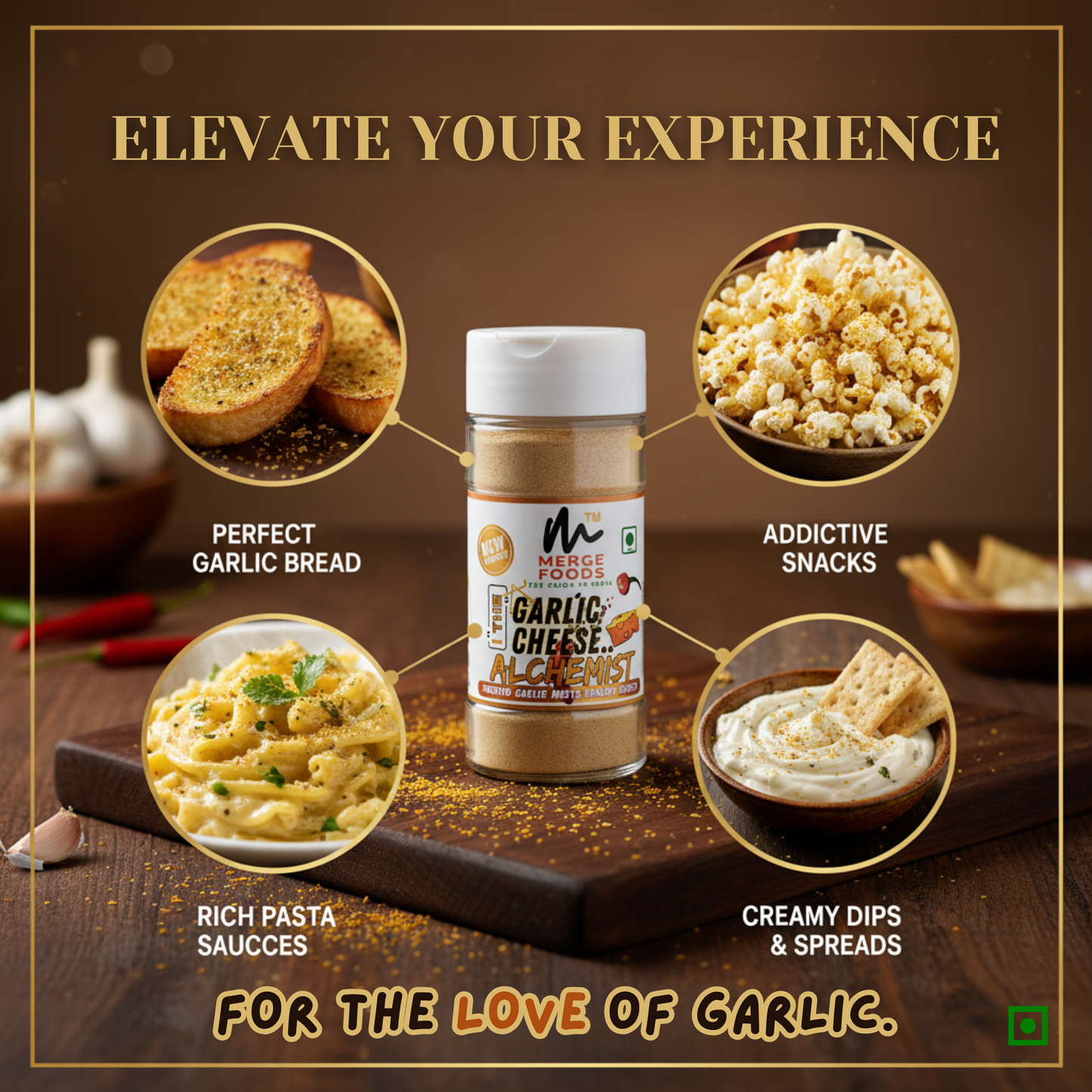 THE GARLIC CHEESE ALCHEMIST || Twisted Spicy Garlic Meets Velvety Cheese || Premium Quality Ingredients