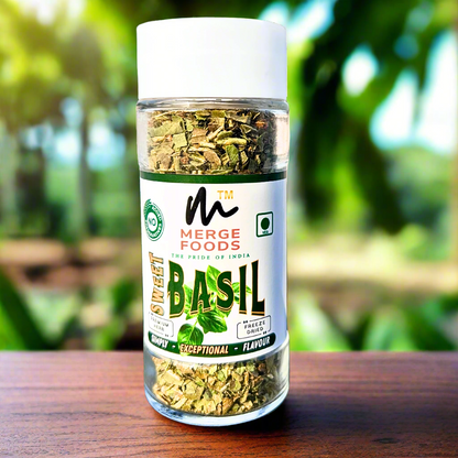 Freeze Dried Sweet Basil | Supreme Flavor | No Preservative | Feel the Freshness