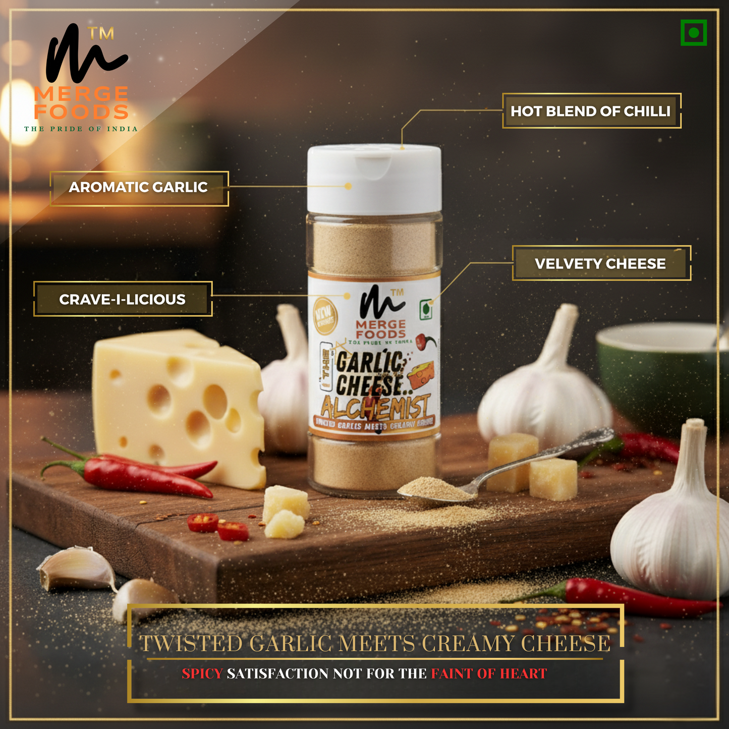 THE GARLIC CHEESE ALCHEMIST || Twisted Spicy Garlic Meets Velvety Cheese || Premium Quality Ingredients