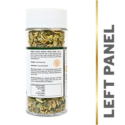 Freeze Dried Sweet Basil | Supreme Flavor | No Preservative | Feel the Freshness